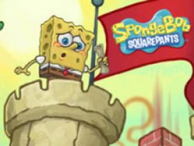 🕹️ Play SpongeBob SquarePants Grand Sand Fortress Game: Free