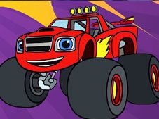 Blaze and the Monster Machines Coloring Book