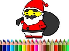 BTS Santa Claus Coloring