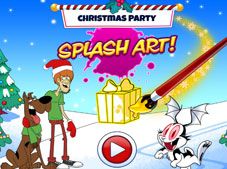 Christmas Party Splash Art