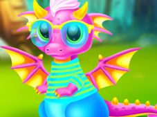 Cute Dragon Caring And Dressup