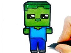 Easy Kids Coloring Mineblox