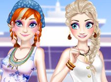 Elsa and Anna Spring Break