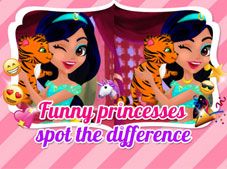 Funny Princesses Spot the Difference