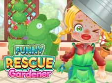 Funny Rescue Gardener