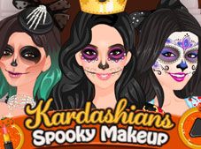 Kardashians Spooky Make Up