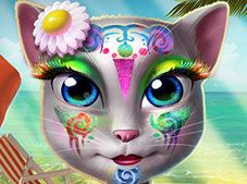 Kitty Beach Makeup