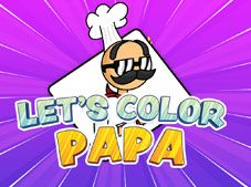 Let's Color Papa