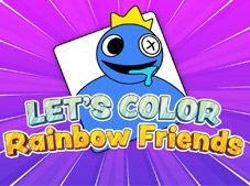 Let's Color: Rainbow Friends