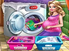 Mommy Washing Clothes