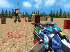 Paintball Minecraft Shooting