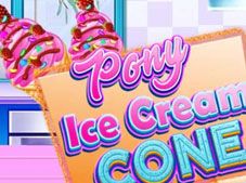 Pony Ice Cream Cone