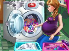 Pregnant Princess Laundry Day