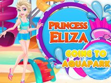 Princess Eliza Going To Aquapark