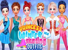 Princess Winter Ice Skating Outfits