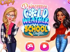 Princesses Cold Weather School Outfits