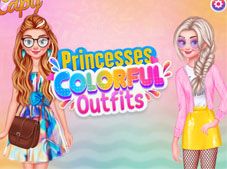 Princesses Colorful Outfits