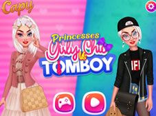 Princesses Girly Chic vs Tomboy