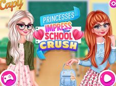 Princesses Impress Your School Crush