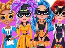 Rainbow Girls Halloween Salon
