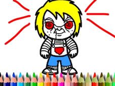 Scary Boy Coloring Book