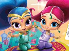 Shimmer and Shine Pencil Coloring