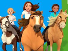 Spirit Riding Free Animated Coloring Book