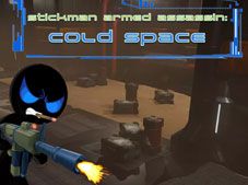 Stickman Armed Assassin Cold Space