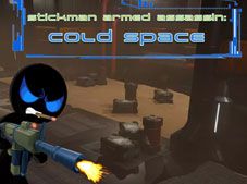 Stickman Armed Assassin Cold Space