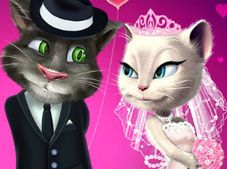 Talking Tom And Angela Wedding Party