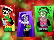 Teen Titans Christmas Stars