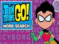Teen Titans Go Word Search
