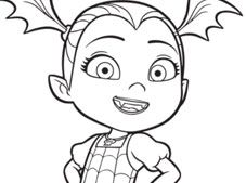 58 Collection Coloring Pages Vampirina  Free